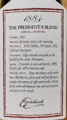 Escorihuela 1884 The President's Blend 75cl