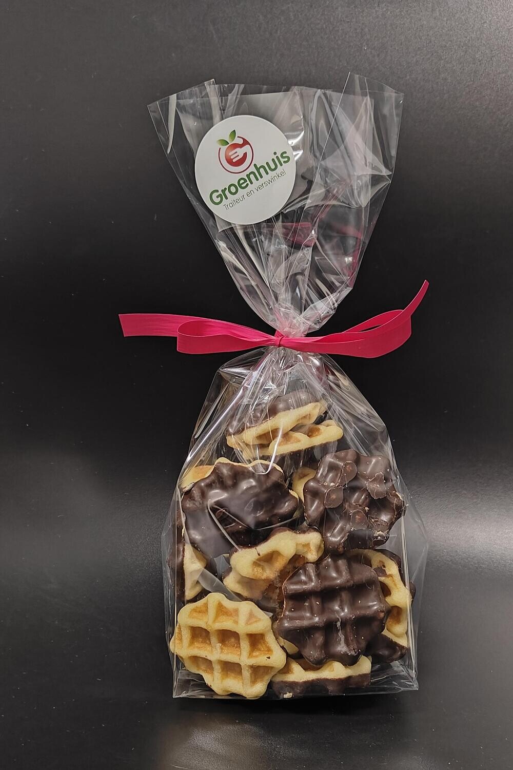 Mini Wafeltjes met Chocolade +-175g