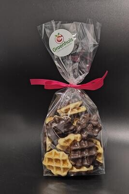 Mini Wafeltjes met Chocolade +-175g