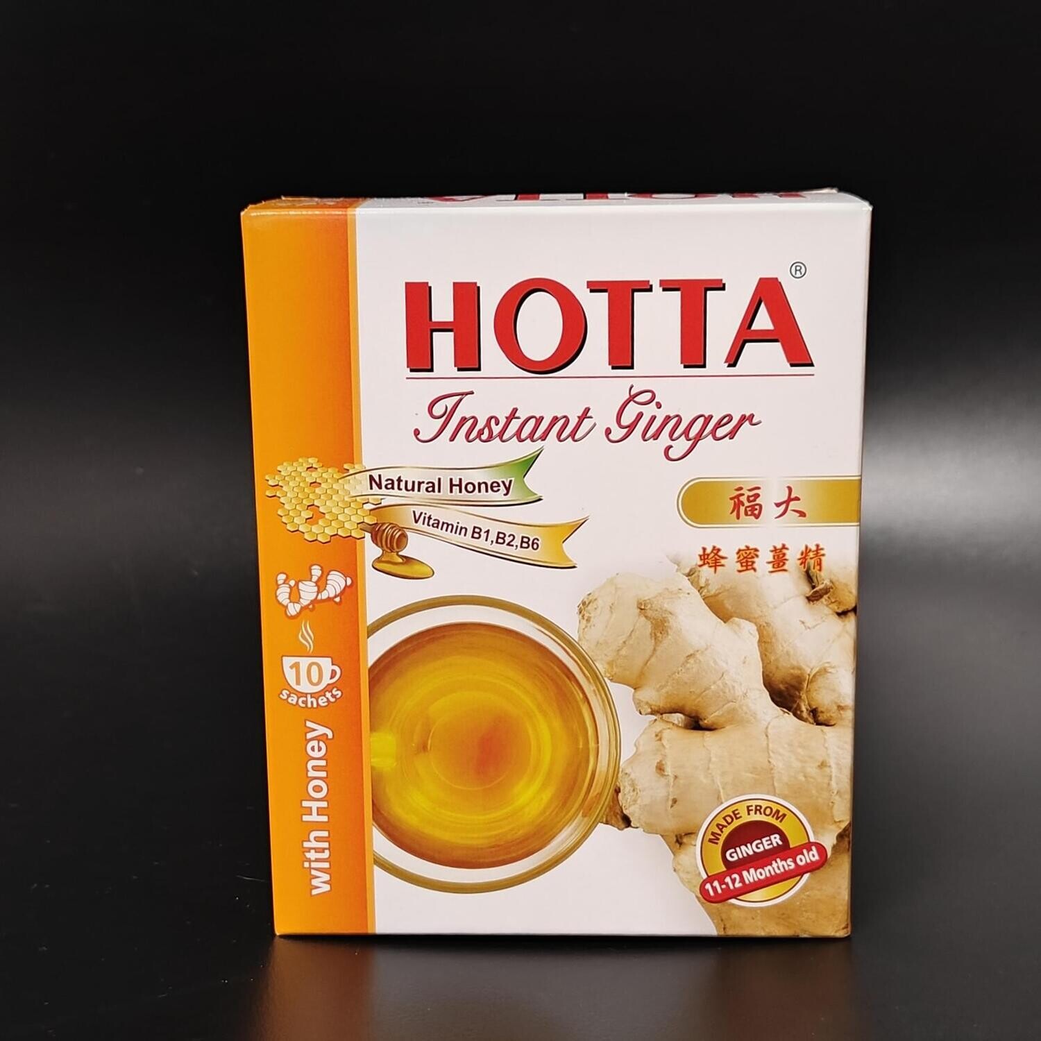 Hotta Gemberdrank met Honing 10 x 14g