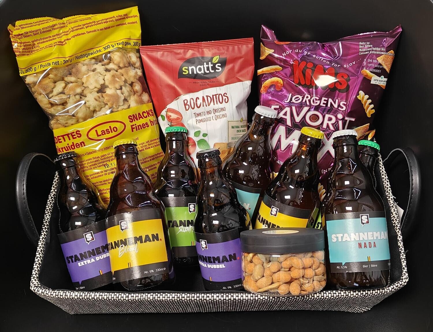Geschenkmand met Bier