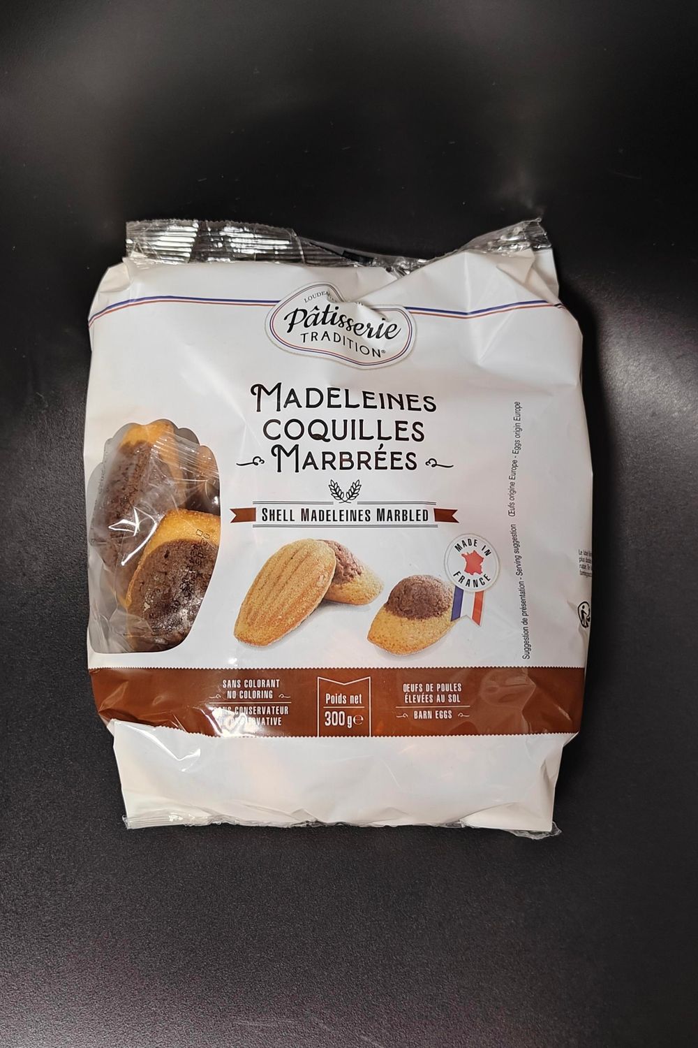 Patisserie Tradition Madeleines Marbrées 300g