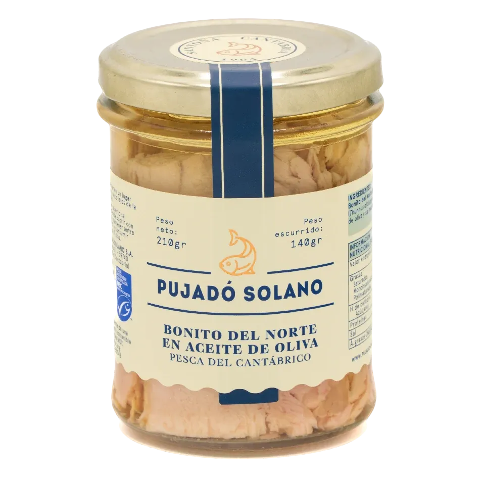 Pujado Solano Tonijn in Olijfolie 210g