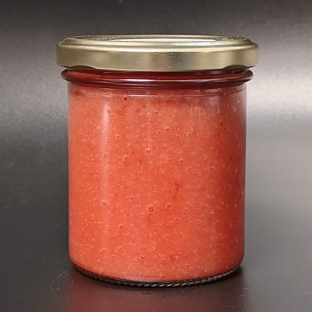 Huisbereide Confituur Aardbei Suikerarm 240g