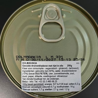 Liakada Gevulde Druivenbladeren 200g