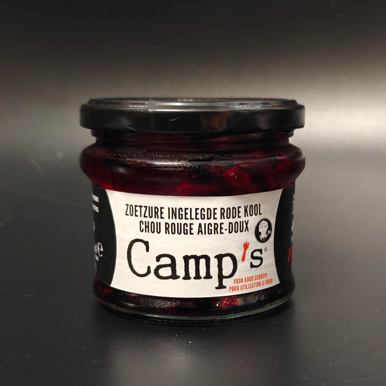 Camp&#39;s Zoetzure Ingelegde Rode Kool 140g