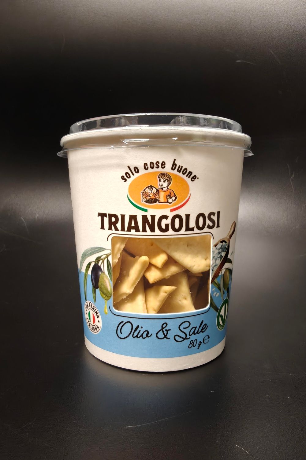 Triangolosi Cracker Olie &amp; Zout 80g