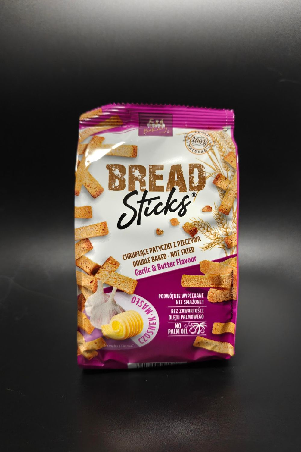 Crazy Bakery Bread Sticks Knoflook 60g