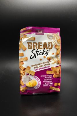 Crazy Bakery Bread Sticks Knoflook 60g
