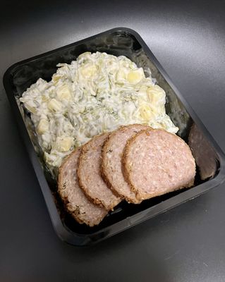 Snijboontjesschotel met gehaktbrood