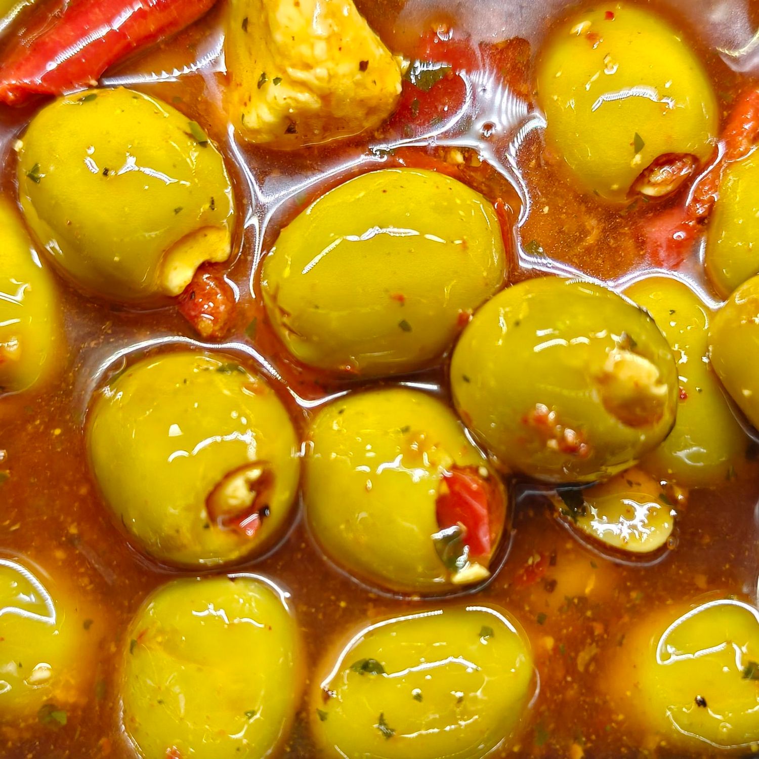 Olijven met noten &amp; manchego 150g