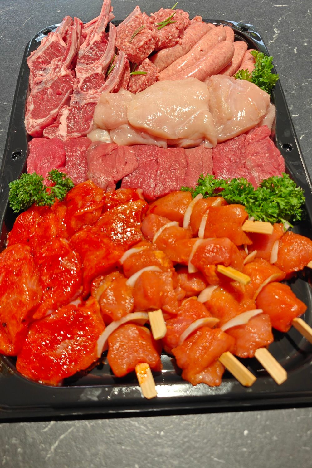 Gourmet vlees (Vanaf 2 personen, prijs per persoon)