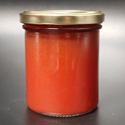 Huisbereide Confituur Aardbeiengelei (zonder stukjes) 240g