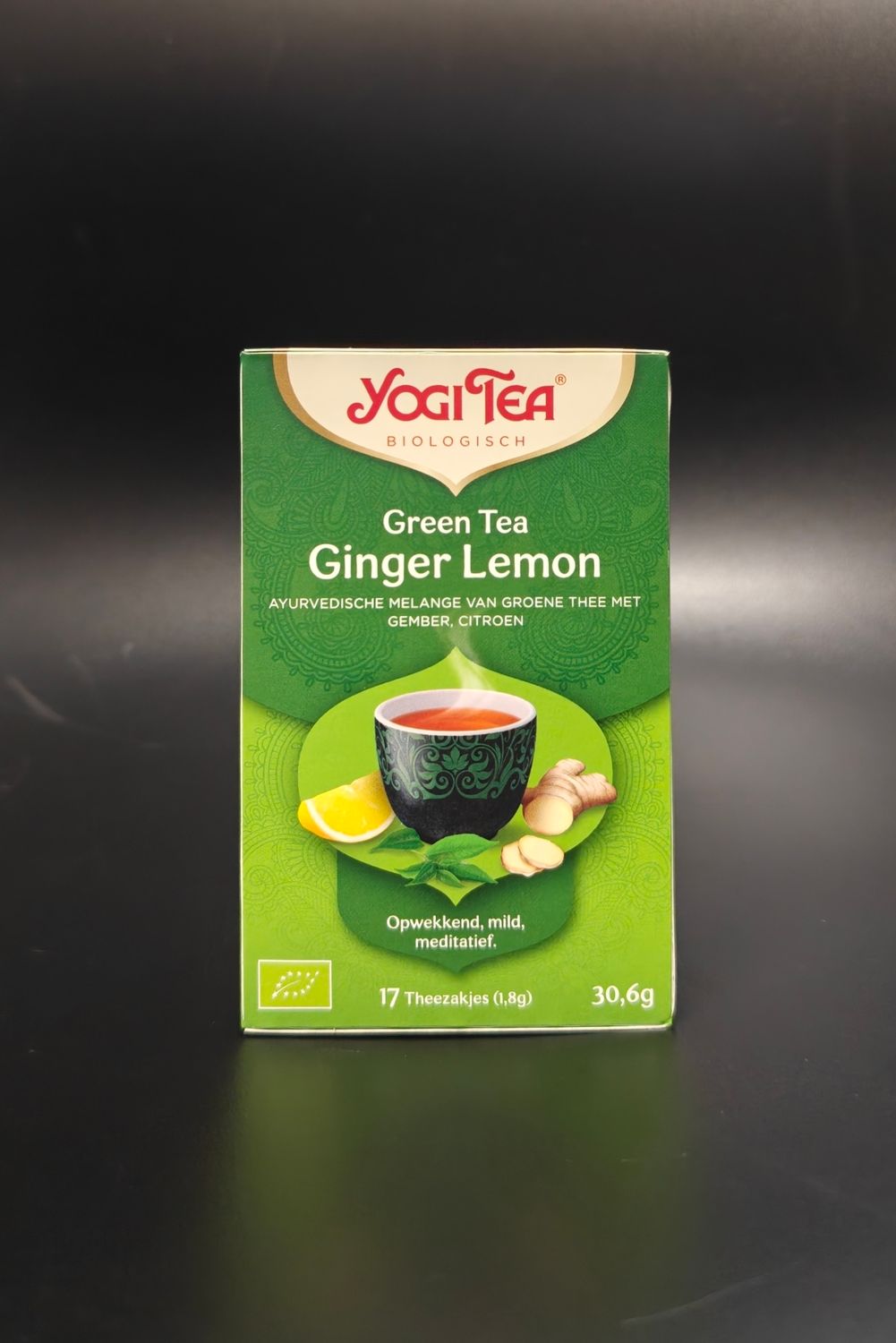Yogi Tea Green Tea Ginger Lemon 17 builtjes