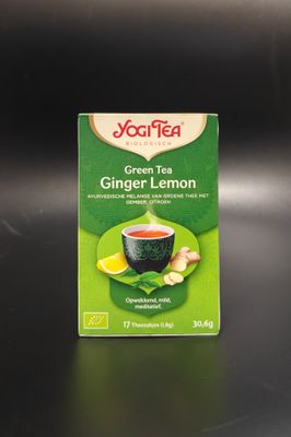 Yogi Tea Green Tea Ginger Lemon 17 builtjes