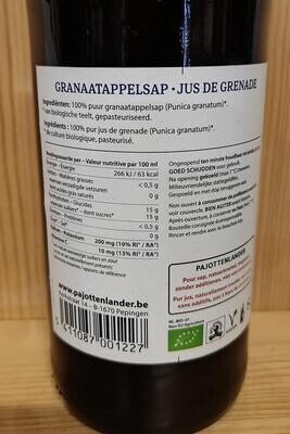 Pajottenlander Granaatappel Sap 0.75L