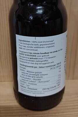 Pajottenlander Rood Druiven Sap 20cl