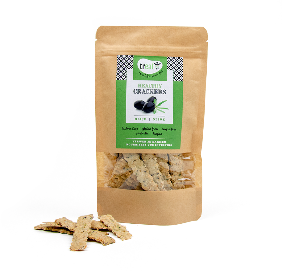Tr-eat Cracker Olijven 80g