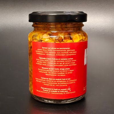 Apero Gusto - Bruschette Olijven en Kerstomaten 100g