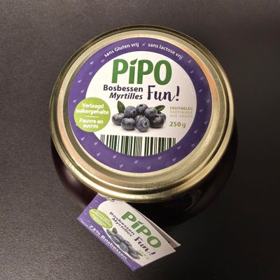 Pipo Confituur - Bosbessen 250g