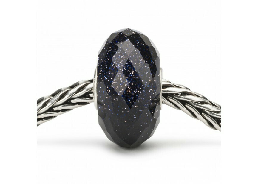 Trollbeads Gefacetteerde blauwe goudsteen TGLBE-30054