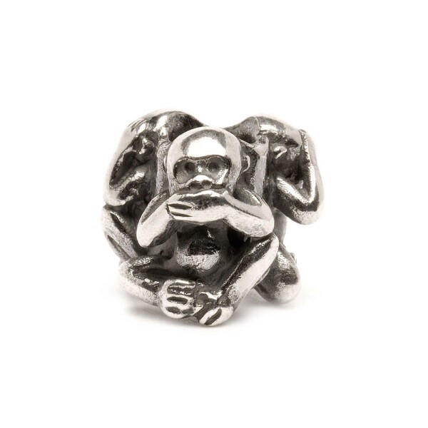 Trollbeads Drie aapjes TAGBE-20092 Trollbeads Drie aapjes TAGBE-20092