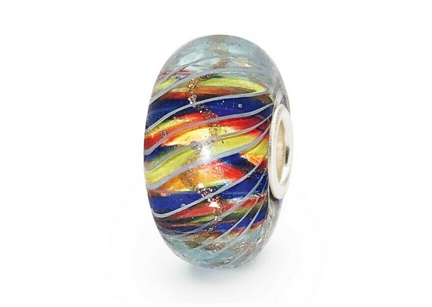 Trollbeads Veelkleurige spirograaf TGLBE-20121