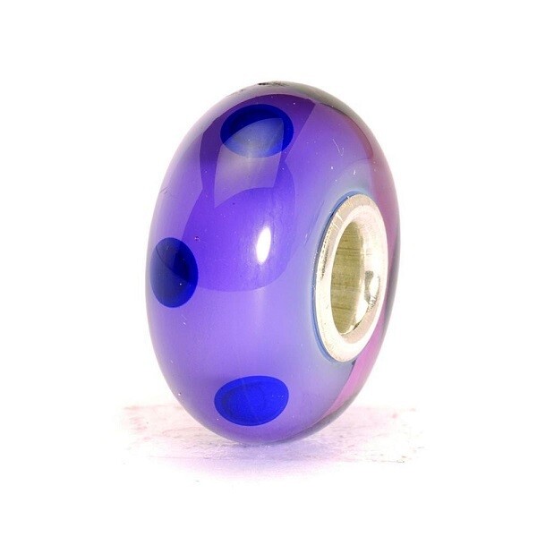 Trollbeads  Paarse stippen 61331
