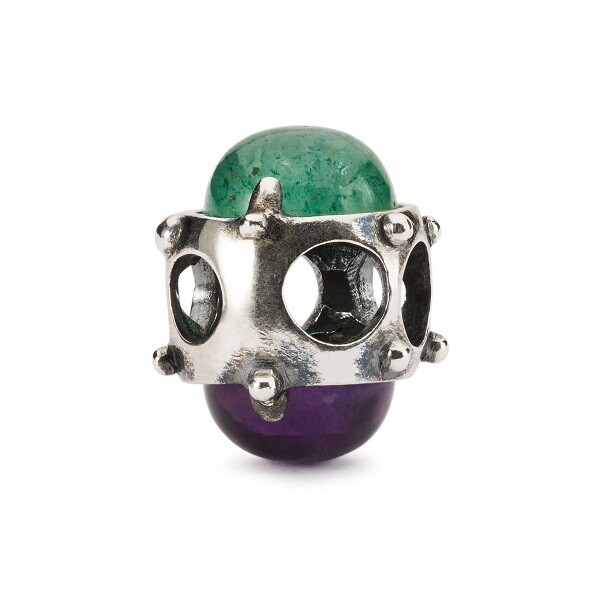 Trollbeads Stralenkrans Paars &amp; Groen TAGBE-00284