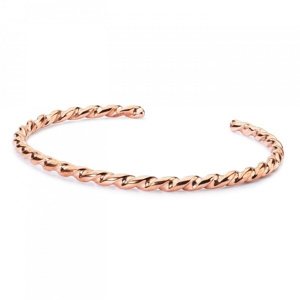 Trollbeads Twisted koperen bangle TCUBA-00007