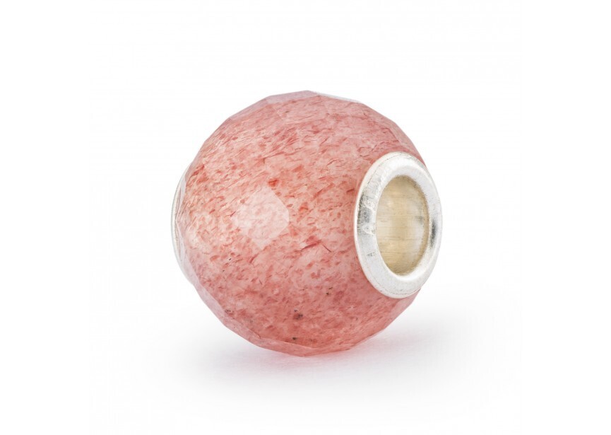 Trollbeads Gefacetteerde aardbeienkwarts TSTBE-00033