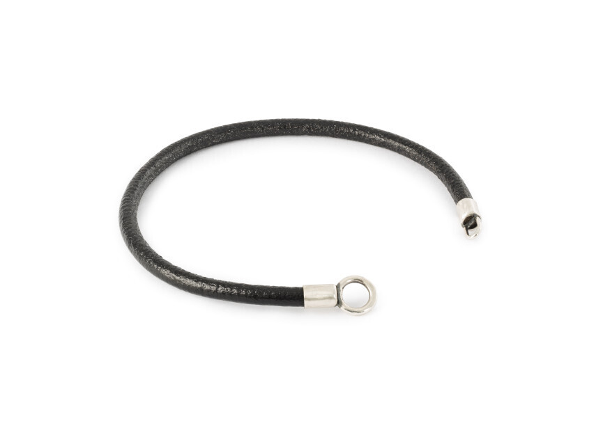 Trollbeads  Leren koordarmband zwart  TLEBR-00084