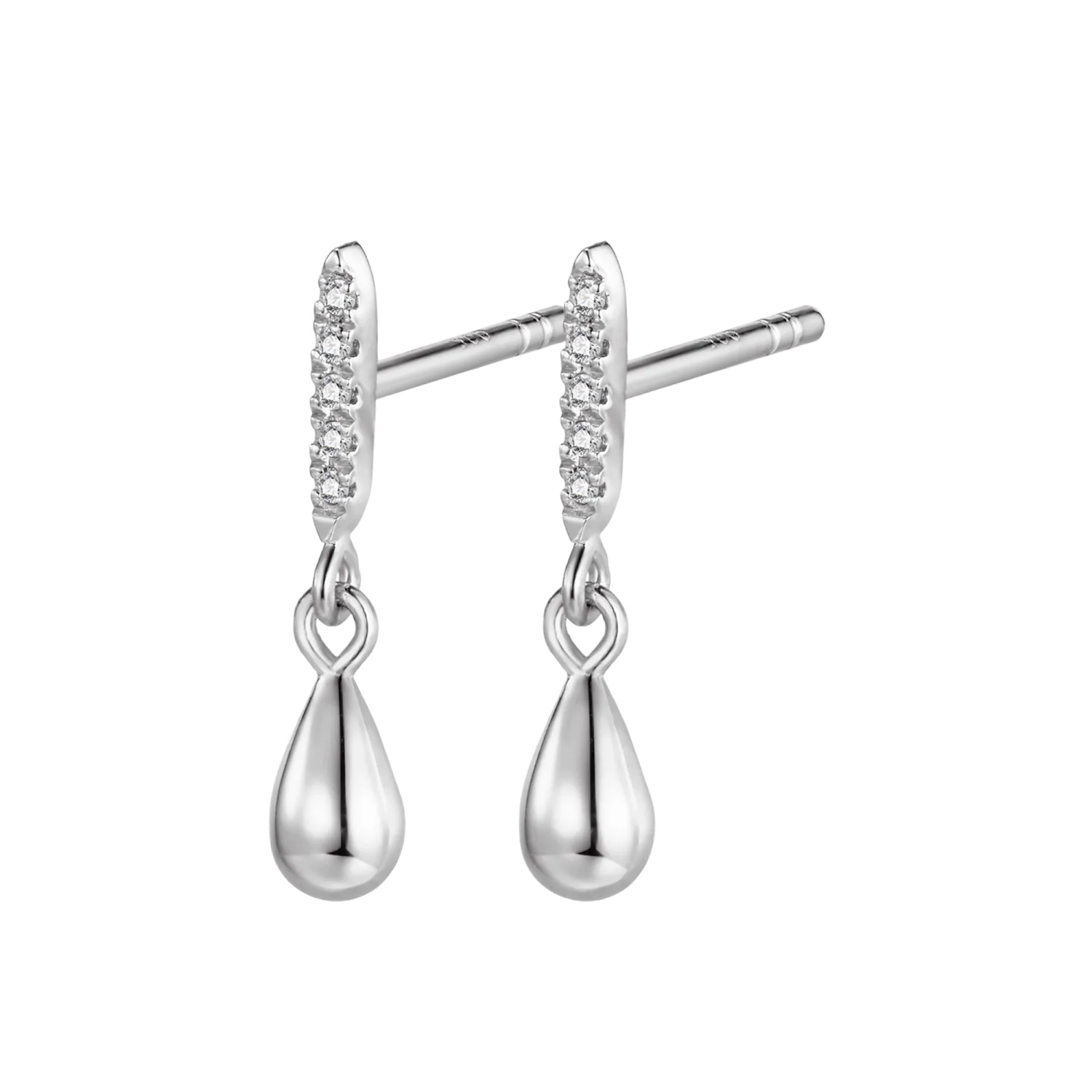 Diamanti per Tutti Roxy oorbellen - White Plated