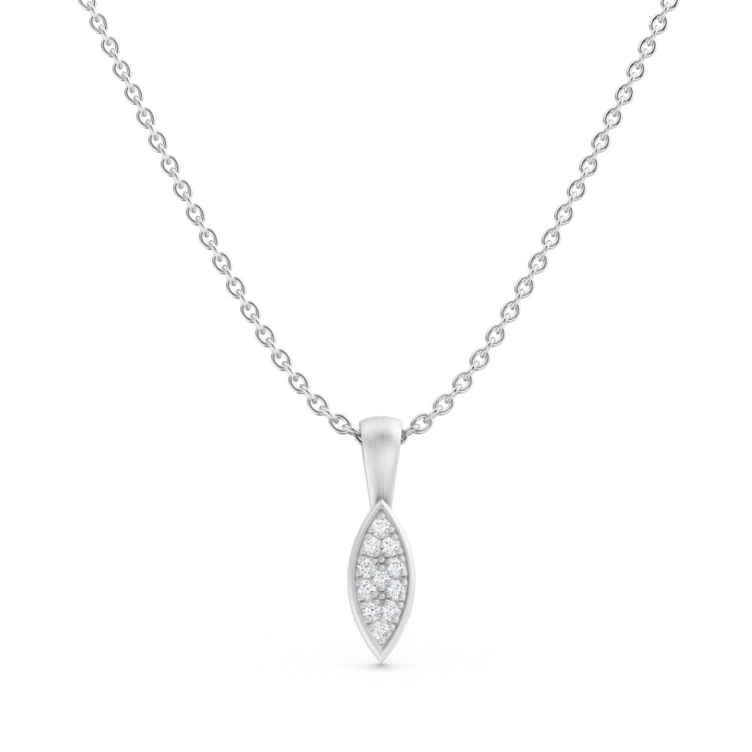 Diamanti per Tutti Marceline Necklace - White Plated