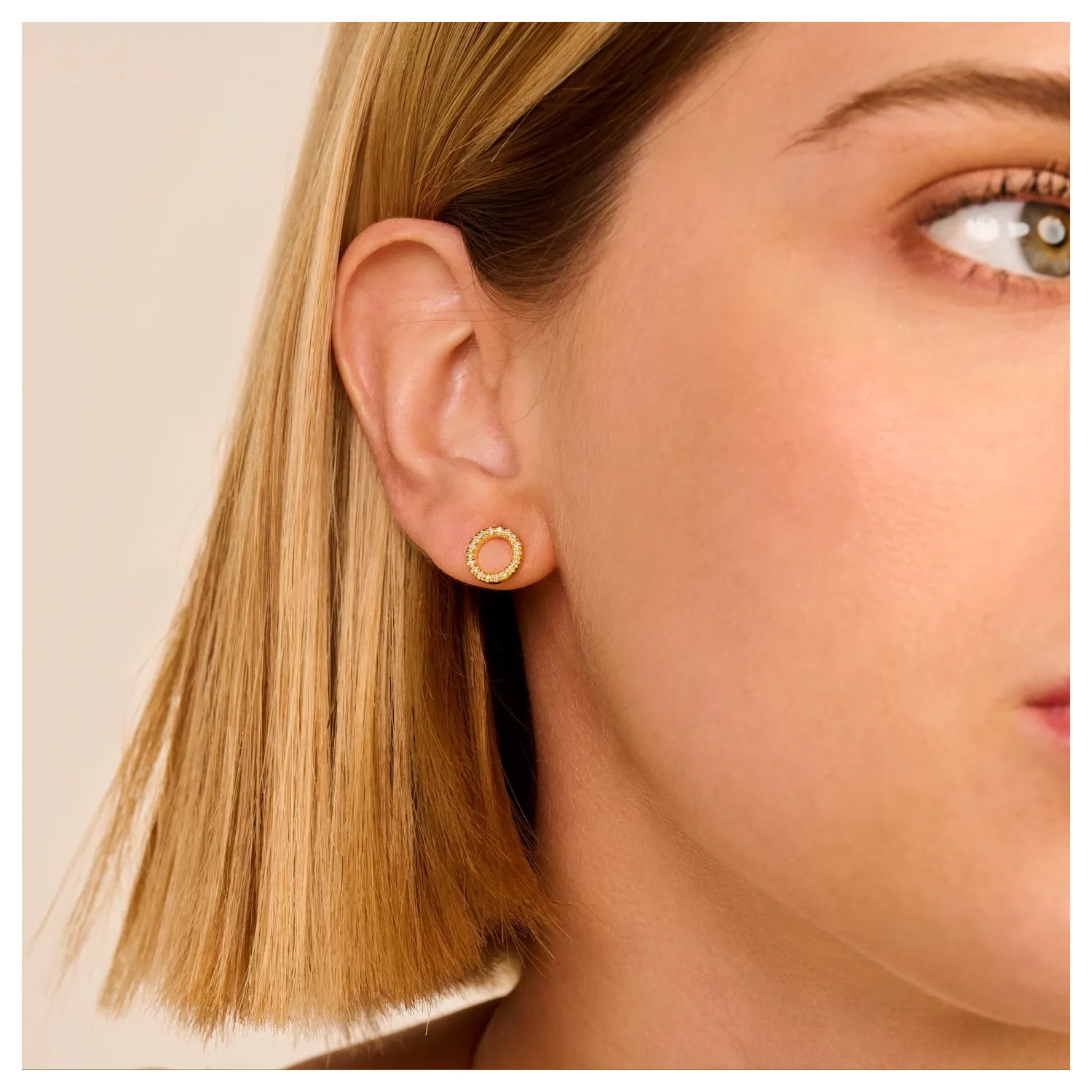 Diamanti per Tutti Jupiter earrings - Yellow Gold Plated