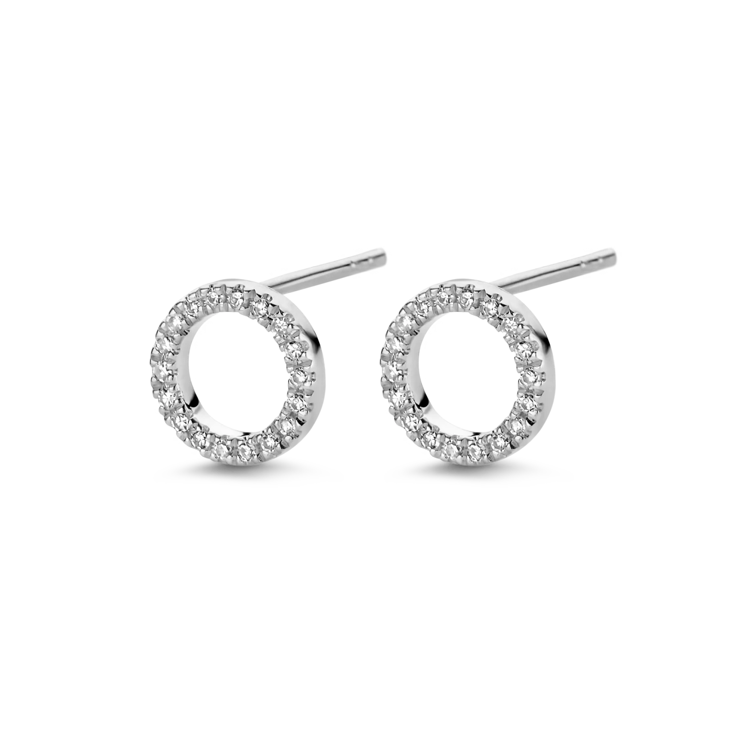Diamanti per Tutti Jupiter earrings - White Plated