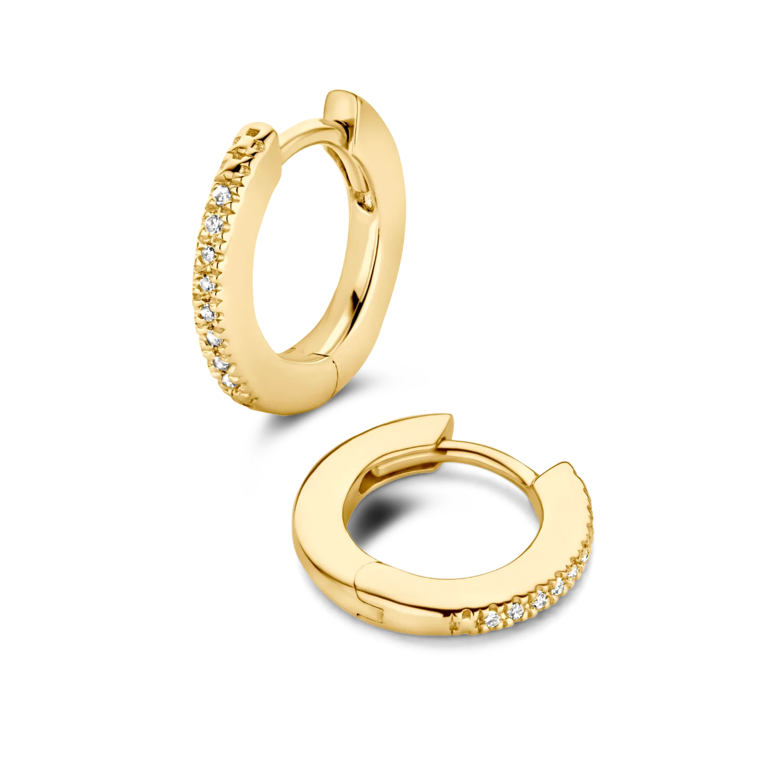 Diamanti per Tutti Circle Hugger - Yellow Gold Plated