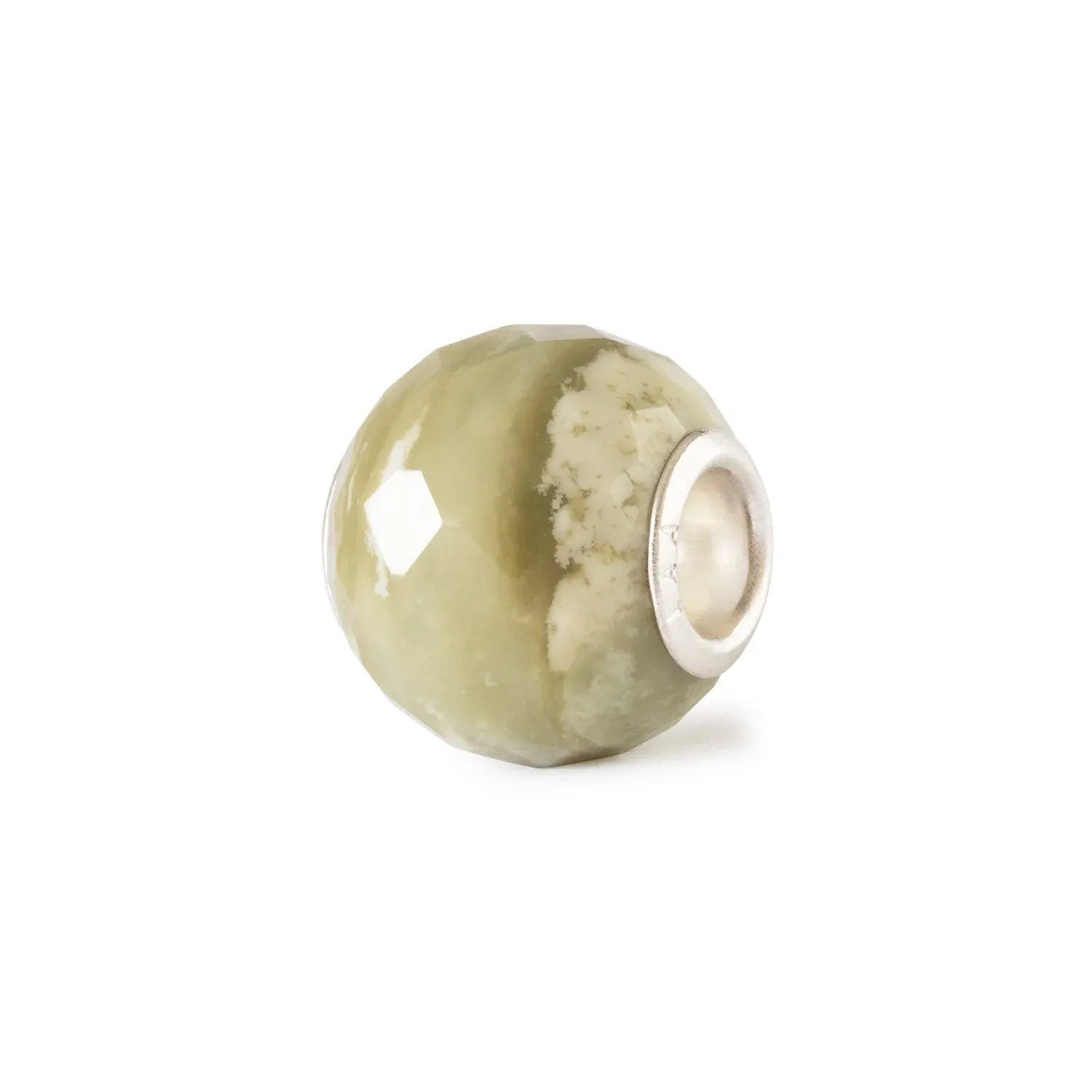 Trollbeads TSTBE-00047 Ronde Groen-gele calciet gefacetteerd
