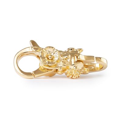 Trollbeads TGPLO-00002 Pad van bloemblaadjes slot verguld