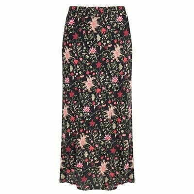 Esqualo geprinte rok met elastische lendenband