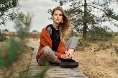 Signe Nature 7/8 broek: Prince des Galles (38 - 46 )