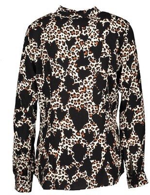 Signe Nature Bloes met luipaard print.