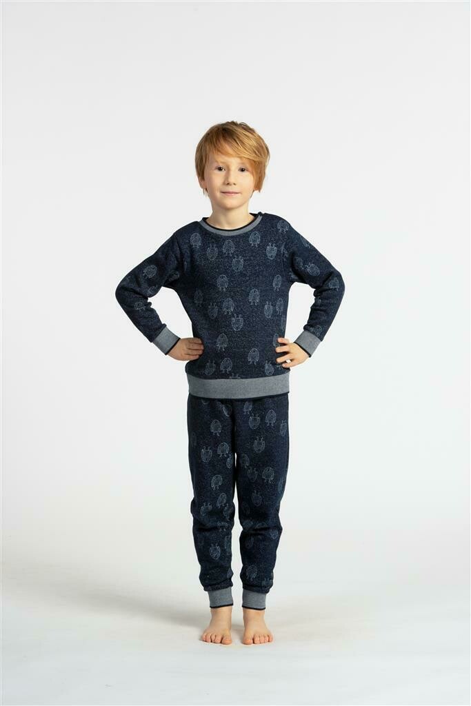 Eskimo Pyjama jongens: CAS ( french Terry ) Lichtjes gemoltoneerd 2 - 8J, Maten: 2