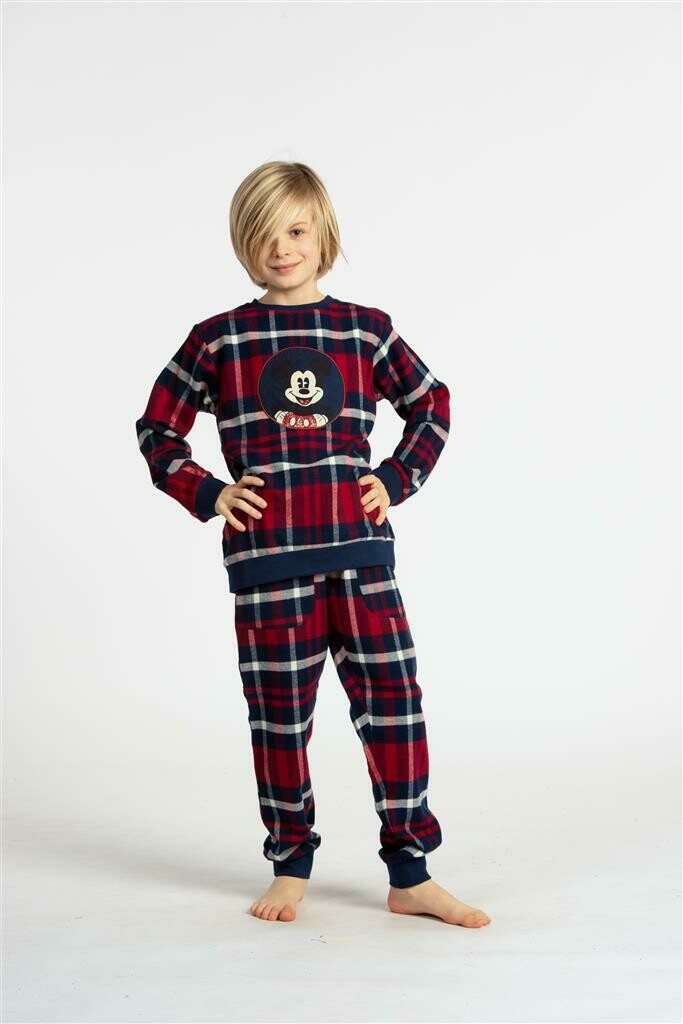 Eskimo Pyjama jongens: Mickey gemoltoneerd 10 - 12j, Maten: 16