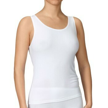 Calida Tank Top Comfort dames singlet: Zwitsers Katoen ( Oekotex ), Kleur: Wit