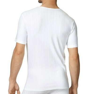 Calida Heren: Pure &amp; Striped onderhemd met korte mouw
