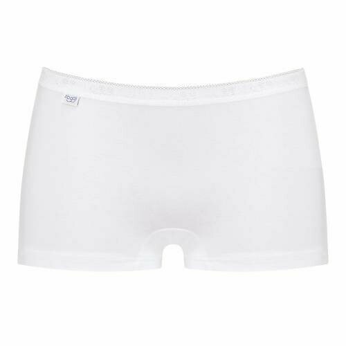 Sloggi dames: Basic Short ( zwart / wit )