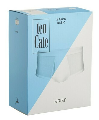 Ten Cate Men Basic brief 3pack ( wit ) Met opening