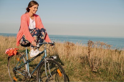 Signe Nature gebloemde broek op elastiek