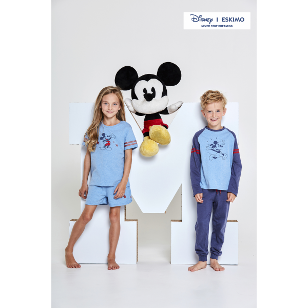 Eskimo Disney Pyjama&#39;s jongens: Indigo Mickey 100% Katoen (ESK.1201)